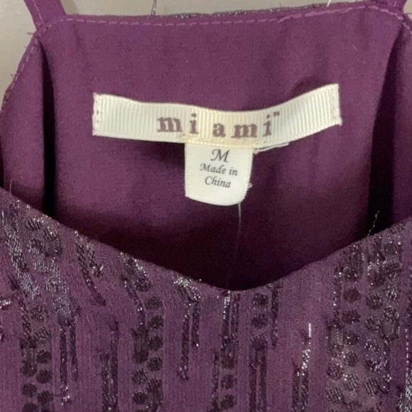 Francesca’s Collections | Purple “Zelda” Shimmer Mini Shift Dress - Picture 5 of 13